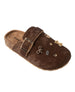 bebe Girl's Ornament Footbed Clog Sandal