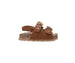 bebe Toddler Girl's Footbed Sandals - Comfortable Slip-On Summer Shoes with Charm Accents