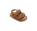bebe Toddler Girl's Footbed Sandals - Comfortable Slip-On Summer Shoes with Charm Accents