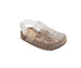 bebe Toddler Girl's Footbed Jelly Clogs & Slip-On Summer Shoes with Buckle Strap and Charm Accents