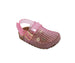 bebe Toddler Girl's Footbed Jelly Clogs & Slip-On Summer Shoes with Buckle Strap and Charm Accents