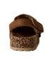 bebe Toddler Girl's Flower Embroidery Buckle Footbed Sandal