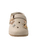 bebe Toddler Girl's Ornament Footbed Sandal with Memory Foam Insole
