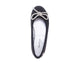 bebe Girls' Ballet Flats - Sparkly Ballet Shoes for Girls with Glitter and Rhinestone Bow, Girl's Shoe for Little Kid/Big Kid