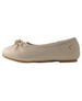 bebe Girl's Ballet Flat with Bow and Hanging Charms