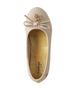 bebe Girl's Ballet Flat with Bow and Hanging Charms