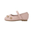 bebe Toddler Girl's Shimmer PU Flats - Dressy and Comfortable Shoes with Charm Accents