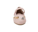 bebe Toddler Girl's Shimmer PU Flats - Dressy and Comfortable Shoes with Charm Accents