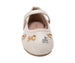 bebe Toddler Girl's Shimmer PU Flats - Dressy and Comfortable Shoes with Charm Accents