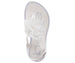 bebe Girl's Simple & Elegant Flat Sandals with Pearl, Flower, and Rhinestone Design - Flat Sandals for Little Kid/Big Kid