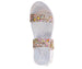 bebe Girl's Colorful & Trendy Flat Sandals with Rhinestones Hardware- Flat Sandals for Little Kid/Big Kid