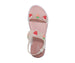 bebe Girl's PCU sandal with Strawberry Charms