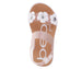 bebe Girl's Colorful Flat Sandal with Flower, Glitters and Other Cute Design Details- Flat Sandals for Toddler