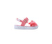bebe Toddler Girl's PCU Sandal with Bow and Charms