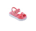 bebe Toddler Girl's PCU Sandal with Bow and Charms