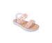 bebe Toddler Girl's PCU Sandal with Flowers