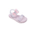 bebe Toddler Girl's PCU Sandal with Bow and Heart Charm