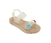 bebe Toddler Girl's PCU Sandal with Sea Life Charms