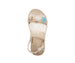 bebe Toddler Girl's PCU Sandal with Sea Life Charms