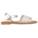 bebe Girls' Sandals - Kids' Open Toe Summer Shoes with Mesh Upper, Perfect Flat Sandals for Girls (Little Girl/Big Girl)