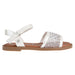 bebe Girls' Sandals - Kids' Open Toe Summer Shoes with Mesh Upper, Perfect Flat Sandals for Girls (Little Girl/Big Girl)