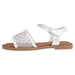 bebe Girls' Sandals - Kids' Open Toe Summer Shoes with Mesh Upper, Perfect Flat Sandals for Girls (Little Girl/Big Girl)