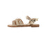 bebe Girl's Fashion Sandals - Stylish Dressy Shoes with Cherry Charm and Signature bebe Logo Hardware