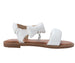 bebe Girl's Fashion Sandals - Dressy Shoes with Puffy Bow and Hanging Logo Charm