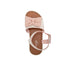 bebe Girl's Fashion Sandals - Dressy Shoes with Puffy Bow Accent and Hanging Charm