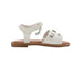 bebe Girl's Fashion Sandals - Dressy Shoes with Decorative Metal Charms