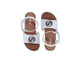 bebe Girls' Sandals - Trendy Flat Designs with Rhinestones, Puffy Straps, Embossed Details and Charms
