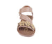 bebe Toddler Girl's Sandals – Cute Flat Adjustable Summer Strappy Sandals for Little Girls