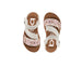 bebe Toddler Girl's Sandals – Cute Flat Adjustable Summer Strappy Sandals for Little Girls