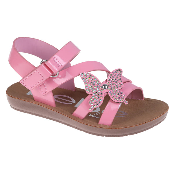 bebe Girls' Sandals - Cute and Comfy Toddler Girls' Summer Shoes, Perfect Beach Sandals for Toddlers with Charms and Flowers