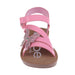 bebe Girls' Sandals - Cute and Comfy Toddler Girls' Summer Shoes, Perfect Beach Sandals for Toddlers with Charms and Flowers