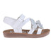 bebe Girls' Sandals - Cute and Comfy Toddler Girls' Summer Shoes, Perfect Beach Sandals for Toddlers with Charms and Flowers