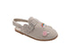 bebe Toddler Girl's Fashion Mule Sandals - Dressy Shoes with Playful Charm Details