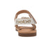 bebe Toddler Girl's Sandals – Fashion Flat Sandals, Cute Summer Shoes for Little Girls with Flower and Braided Strap