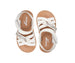 bebe Toddler Girl's Sandals – Cute Flat Adjustable Summer Strappy Sandals for Little Girls