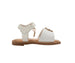 bebe Toddler Girl's Fashion Sandal with Flower Medallion and Hanging "b" Charm - Comfy Dressy Shoes