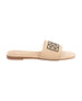 bebe Women's Stylish and Comfortable Fashion Sandal with Rubber Bebe Logo