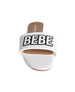 bebe Women's Stylish and Comfortable Fashion Sandal with Rubber Bebe Logo