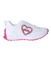 bebe Girls Sneaker with Embellished Heart Patch