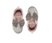 bebe Toddler Girl's Sneakers – Cute Casual Slip On Shoes Fashion Sneakers for Girls' with Rhinestone Bow