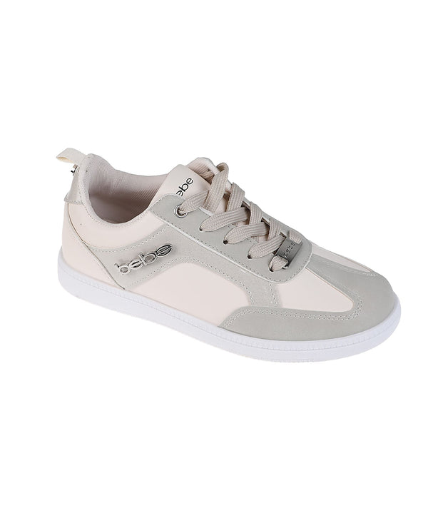 bebe Women's Fashionable and Sparkly Sneaker with Glitter