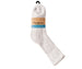 Dearfoams Women's Cushioned Crew Socks with Scallop Edge 3 Pack