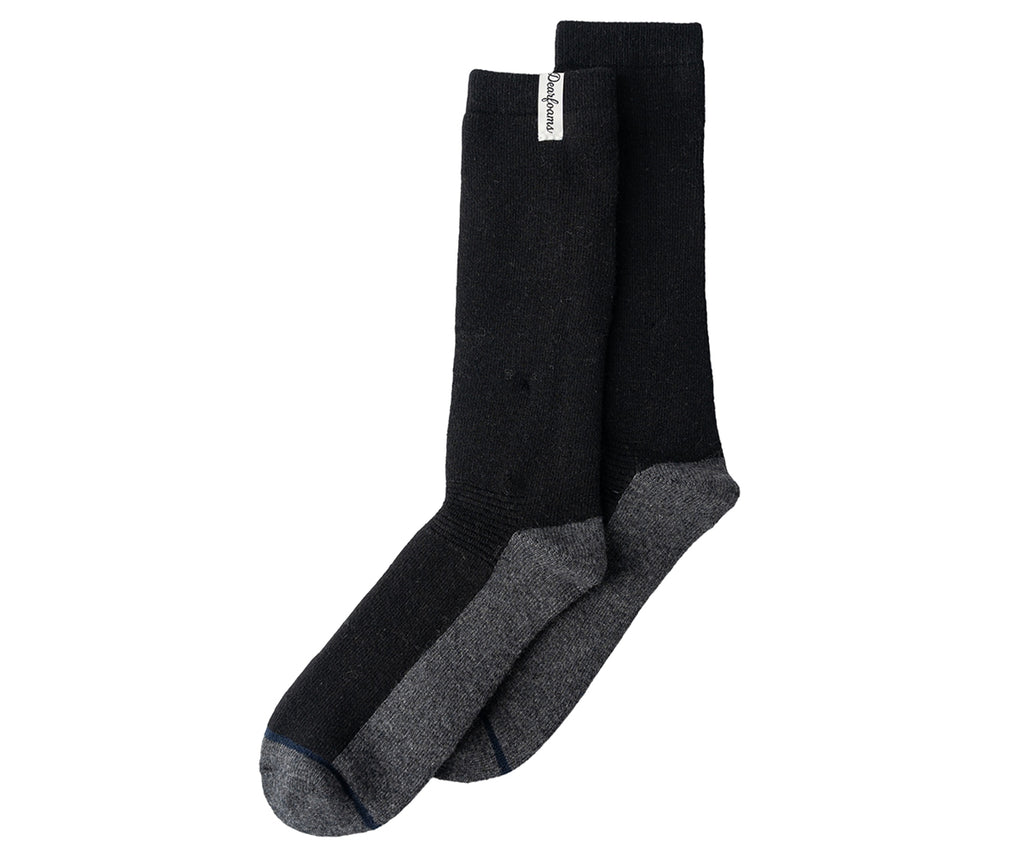 Dearfoams Men's Wool Cushioned Boot Socks 1-Pack
