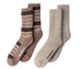 Dearfoams Men's Cushioned Boot Slipper Socks 2-Pack