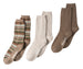 Dearfoams Men's Cushioned Crew Socks 3-Pack