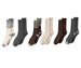 Dearfoams Men's Cushioned Cotton Crew Socks 6 Pack